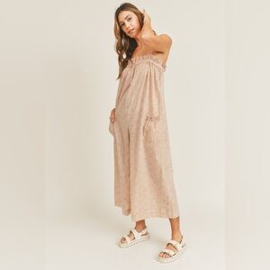 MABEL MAKENNA FLORAL LOOSE FIT JUMPSUIT